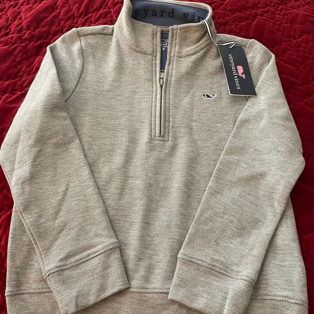 vineyard Vines Boys' Saltwater 1/2 Zip Pullover